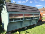 Premier Apex Pigeon Loft with tiled roof, ridge skylights and aviary sections