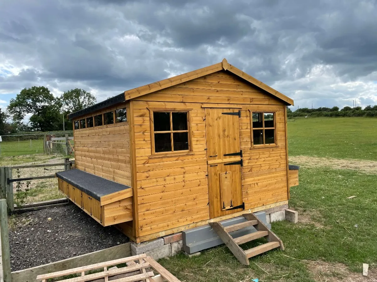 Belper, Derbyshire: bespoke timber shed or summer house installation by Ecco Sheds & Lofts