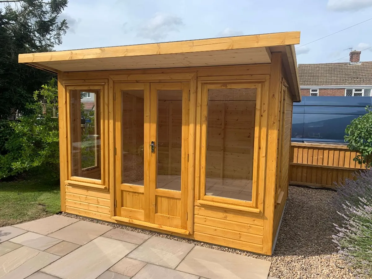 Chesterfield, Derbyshire: bespoke timber shed or summer house installation by Ecco Sheds & Lofts