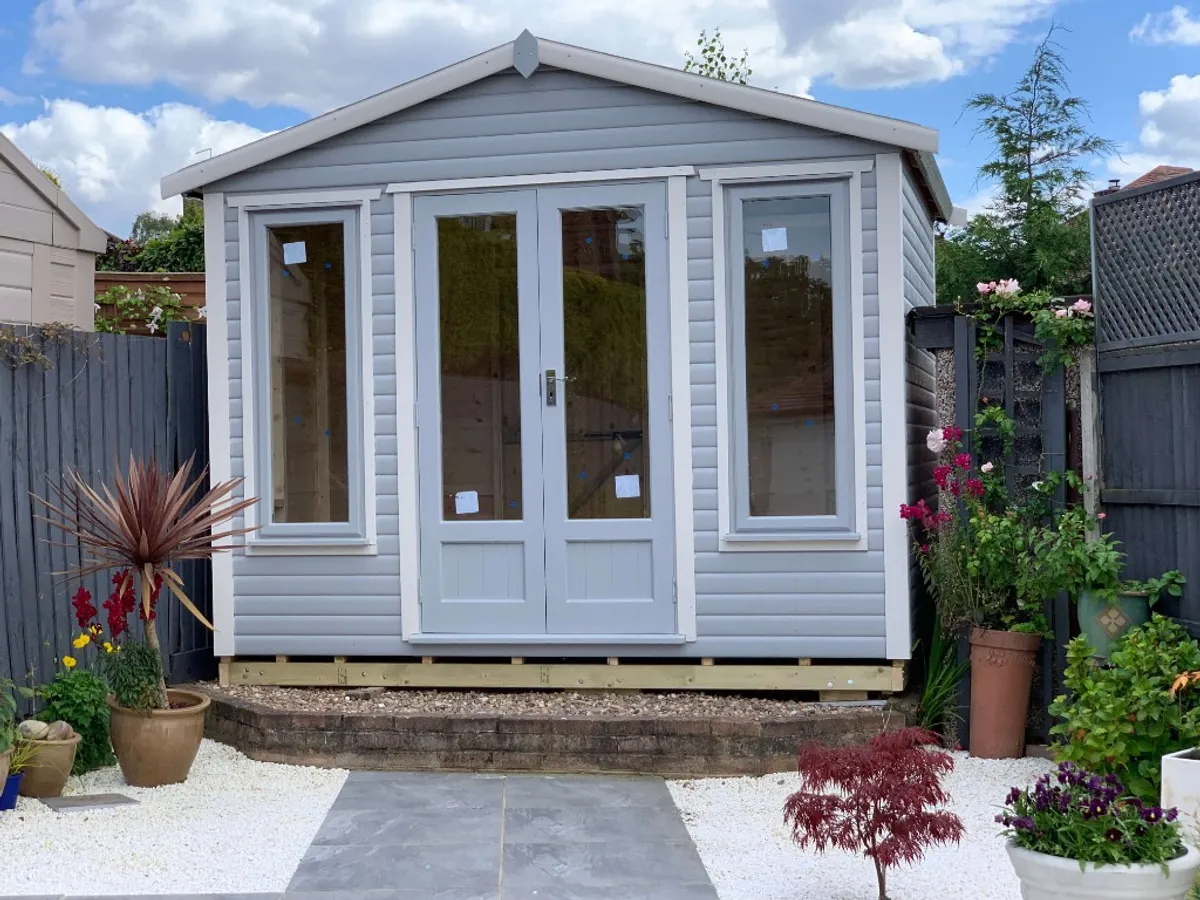 Ilkeston, Derbyshire: bespoke timber shed or summer house installation by Ecco Sheds & Lofts
