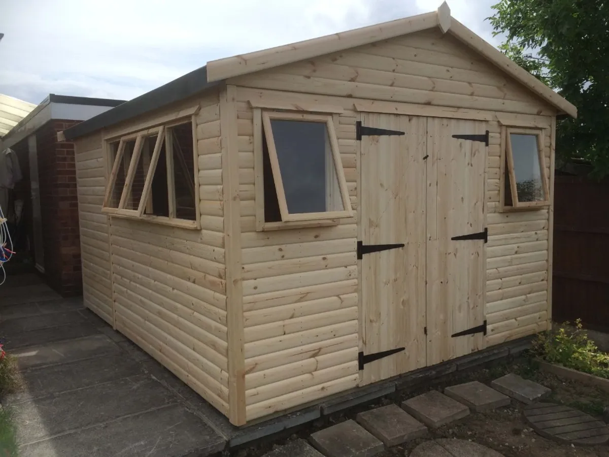 Kilburn, Derbyshire: bespoke timber shed or summer house installation by Ecco Sheds & Lofts
