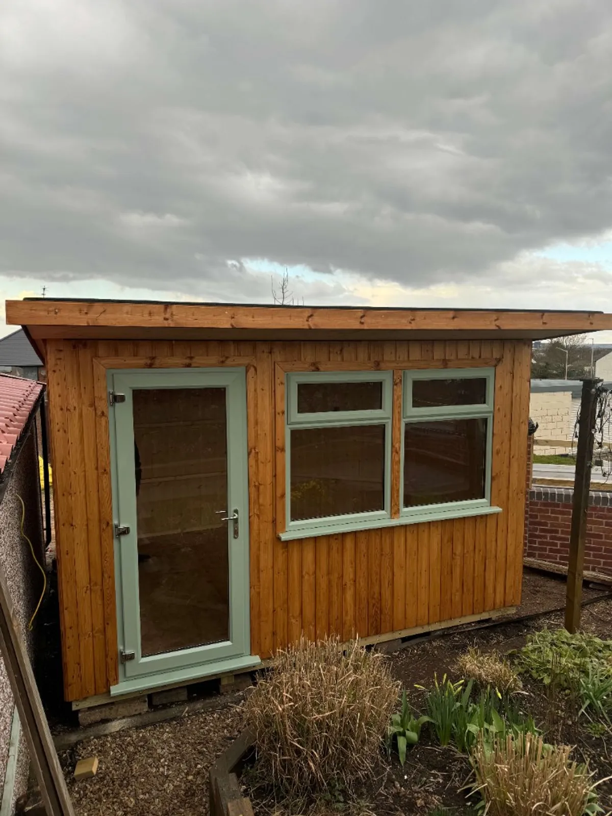 Mansfield, Nottinghamshire: bespoke timber shed or summer house installation by Ecco Sheds & Lofts