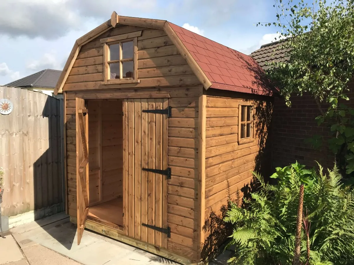 Somercotes, Derbyshire: bespoke timber shed or summer house installation by Ecco Sheds & Lofts