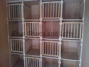 Hen Boxes dowel fronts